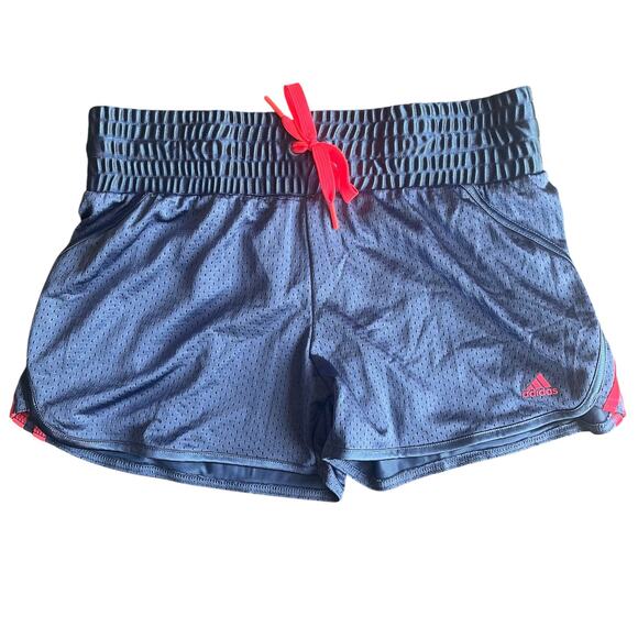 Adidas Blue / Pink Athletic Shorts Size Small (8-10) - Picture 1 of 6